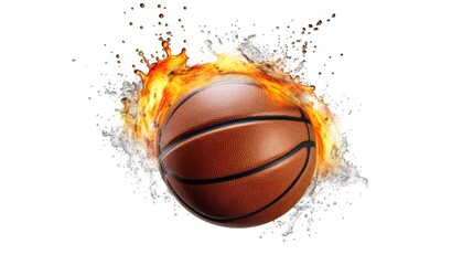 Basketball on Fire