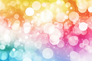 Obraz premium Colorful bubble design on a vibrant background