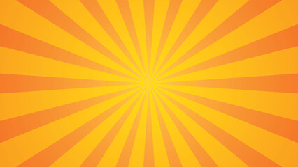 Yellow Sunburst Background Design