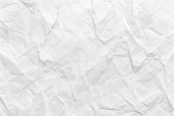 Obraz premium Crumpled White Paper Texture