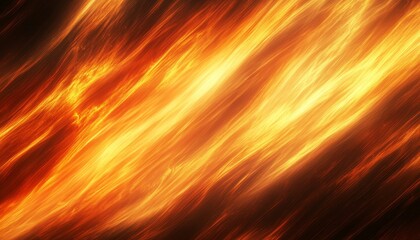 Abstract Texture of Golden Light, Energetic Waves Flowing, Vibrant and Luminous Background