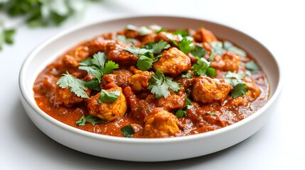 Vibrant Chicken Tikka Masala with Fresh Herbs