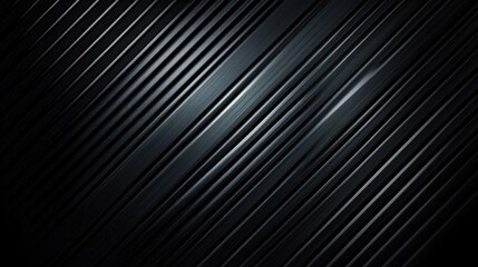 Obraz premium Textured black metal background with diagonal lines