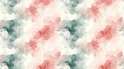 Obraz premium Seamless abstract watercolor pattern in soft light colors ideal for textile and background designs