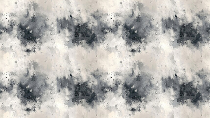 Gray tie dye grunge seamless pattern with watercolor ink and dirty art painting ideal for fabric design and home decor