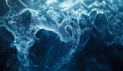 Fototapeta premium Broken ice texture