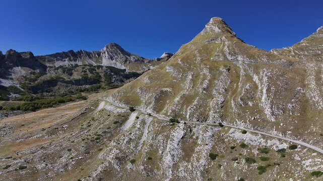 Aerial view of Durmitor National Park, UNESCO World Heritage Site, Montenegro