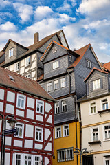 Obraz premium The historic city of Marburg in Hesse