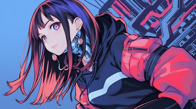 アニメスタイル 　japanese anime style