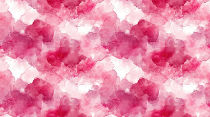 Obraz premium Seamless abstract pattern featuring delicate pink watercolor textures ideal for backgrounds and design projects