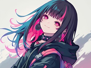 Naklejka premium アニメスタイル japanese anime style