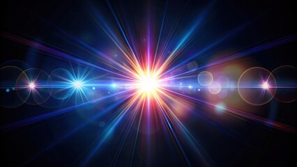Real optical lens flare on black background, optical, lens flare, photography, black background, light, reflection, effect