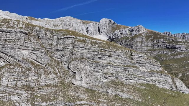 Aerial view of Durmitor National Park, UNESCO World Heritage Site, Montenegro