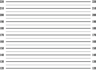 Obraz premium A mugshot, Police lineup or mugshot background for criminals with centimeter metric.