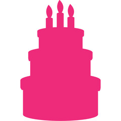 Happy birthday single vector icon