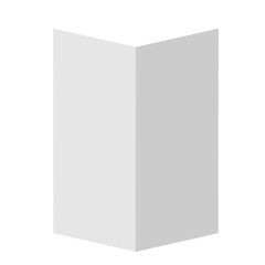 Naklejka premium White square podium stage product presentation 