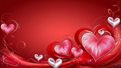 Vibrant Red Abstract Background Ideal for Eye-Catching Visuals in Graphic Design, Marketing, and Digital Artwork