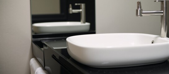 Bathroom scene featuring a toilet sink