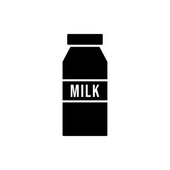 Fototapeta premium milk bottle icon. modern vector isolated on white background.