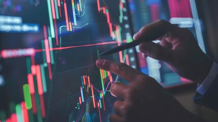Business team deal on a stock exchange. Stock traders concept