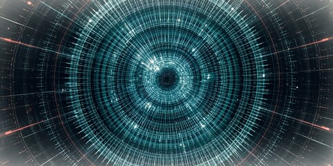 Fototapeta premium Abstract digital background with swirling lines