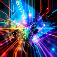 Cosmic Explosion - Nebula Colors