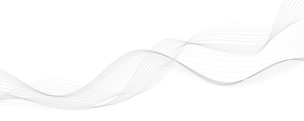 Fototapeta premium Abstract wavy modern background