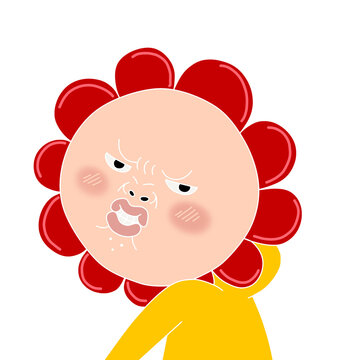 recommend clip art: Flower meme 2.3 (without line drawing)
