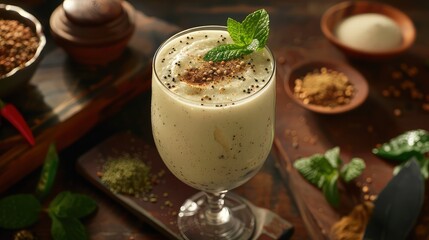 Borhani, Traditional Bangladeshi Drink, Yogurt Based Drink, Digestive Drink, Digestion Drink