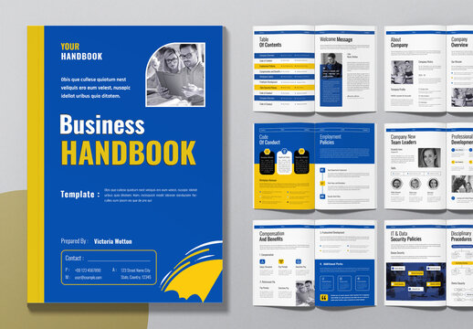 Corporate Employee Handbook Layout
