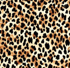 Fototapeta premium leopard fur texture dark brown background modern print for fabric