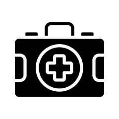 Obraz premium first aid kit icon color editable