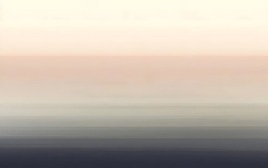 Obraz premium A serene abstract gradient featuring soft hues of peach, gray, and blue, creating a calming atmosphere reminiscent of a peaceful horizon.
