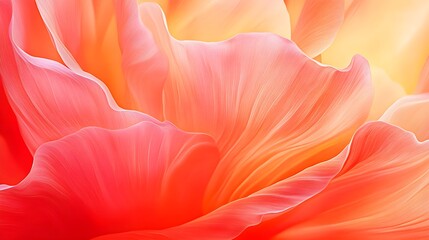 Obraz premium Close-Up of Crimson Poppy Petals in Sunlight.
