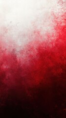 Fototapeta premium Abstract gradient painting with soft cream and vibrant red hues blending seamlessly for a warm artistic feel.