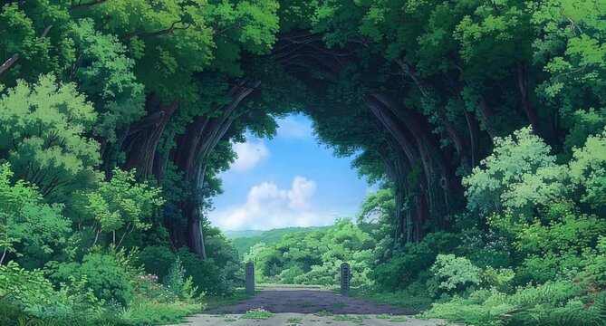 ジブリスタイルアニメーション
