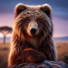 Fototapeta premium Grizzlybär Portrait