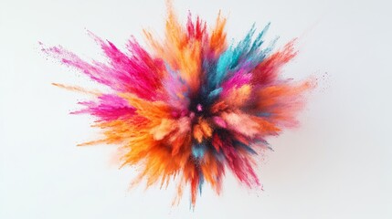 Obraz premium Unleash creativity with vibrant color explosions in art and design projects