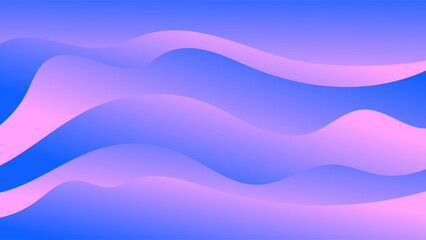 ABSTRACT BLUE PINK BACKGROUND ELEGANT GRADIENT SMOOTH LIQUID COLORFUL DESIGN WITH WAVY SHAPES VECTOR TEMPLATE GOOD FOR MODERN WEBSITE, WALLPAPER, COVER DESIGN 