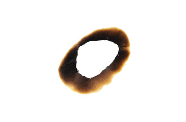 burn hole paper with transparent background