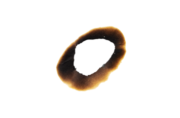 burn hole paper with transparent background