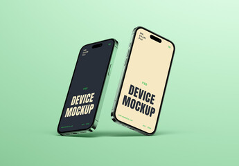 Two Phone Pro Mockups
