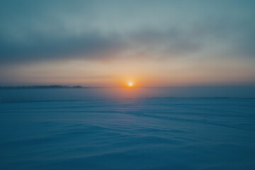 A beautiful winter sunrise  
