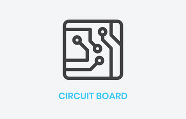 Tech Icon Vector_Circuit Board_Circuit Board