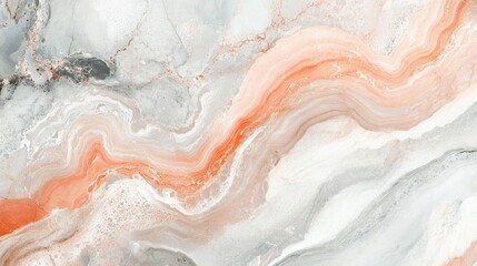 Fototapeta premium Abstract marble background with flowing shapes and pastel tones, designed for a tranquil zen atmosphere