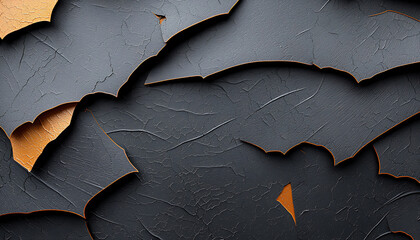 Fototapeta premium Explore the intricate textures of bat wings against a mysterious cave background in stunning macro detail