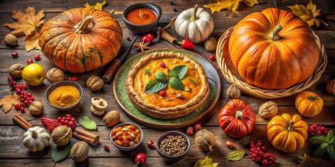 Captivating Food Photography of The Great Pumpkin: Vibrant Autumn Harvest, Festive Decor, Seasonal Recipes, and Delicious Pumpkin Dishes
