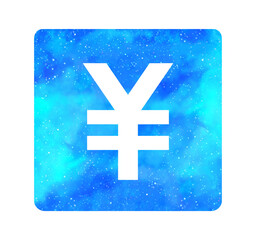 Obraz premium 水色の星空｜シンプルな円マーク