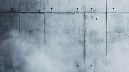 Obraz premium Abstract Gray Concrete Wall with Misty Smoke Background