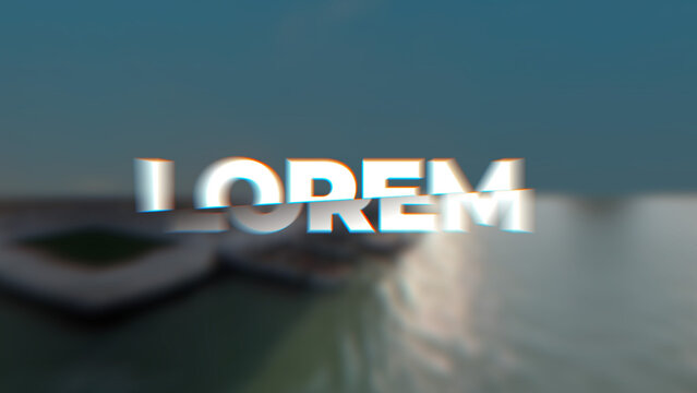 Sliced Text Modern Horizontal Vertical Slideshow 34 1:1 16:9 9:16